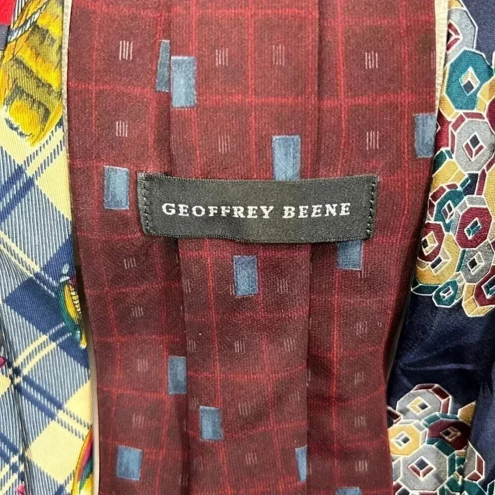 Geoffrey Beene, Tommy Hilfiger, Cezani Silk Ties-Set of 3
